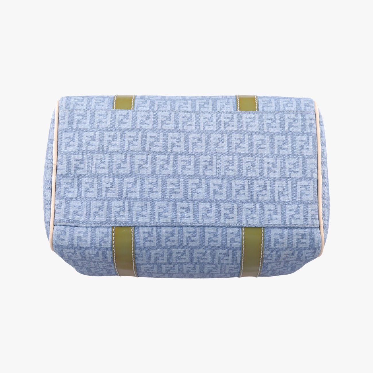 Fendi Zucca Pattern Zucchino Glitter Logo Blue — view 3