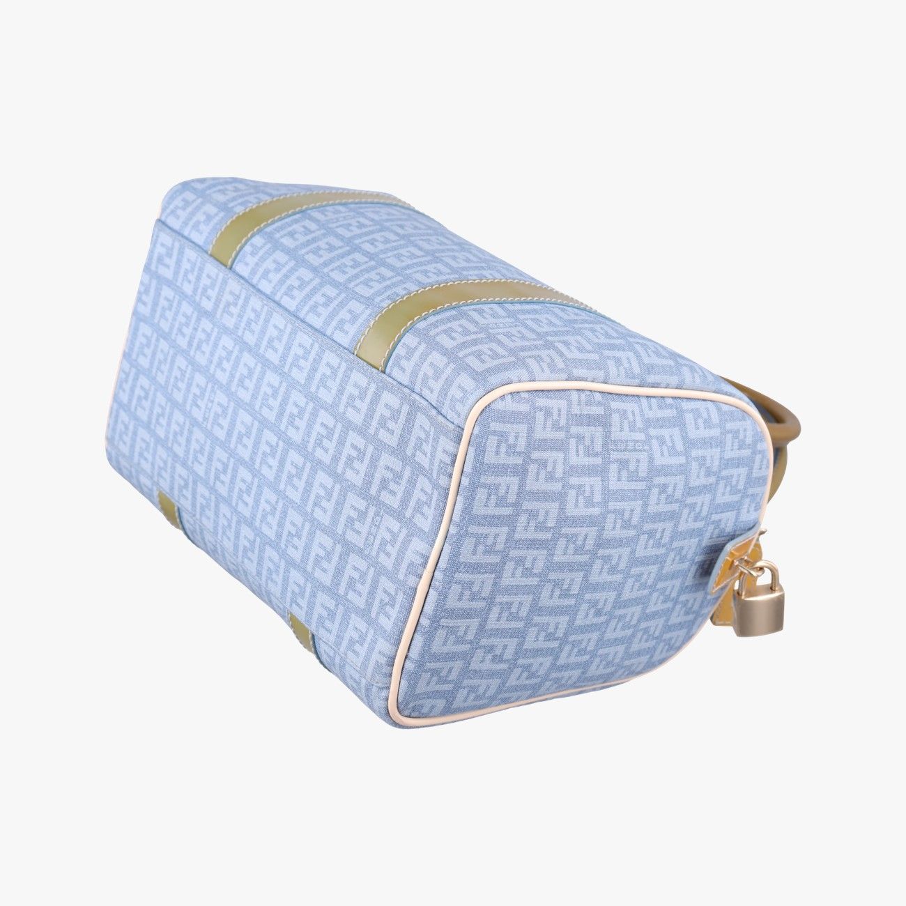 Fendi Zucca Pattern Zucchino Glitter Logo Blue — view 6