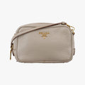 Prada Vitello Phoenix Camera Bag Beige Leather 42