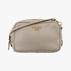 Prada Vitello Phoenix Camera Bag Beige Leather 42