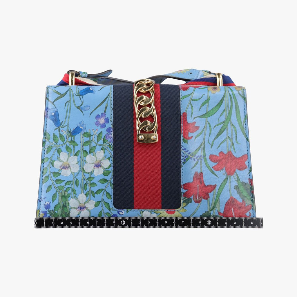 Gucci Sylvie Multicolor Leather Shoulder Bag — view 2
