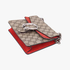 Gucci Dionysus Beige Red Suede Shoulder Bag — view 4