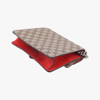 Gucci Dionysus Beige Red Suede Shoulder Bag — view 6