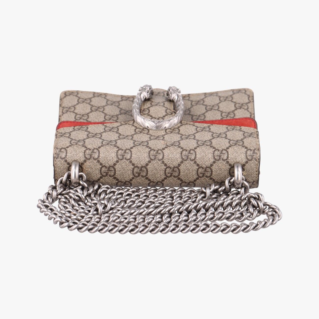 Gucci Dionysus Beige Red Suede Shoulder Bag — view 8