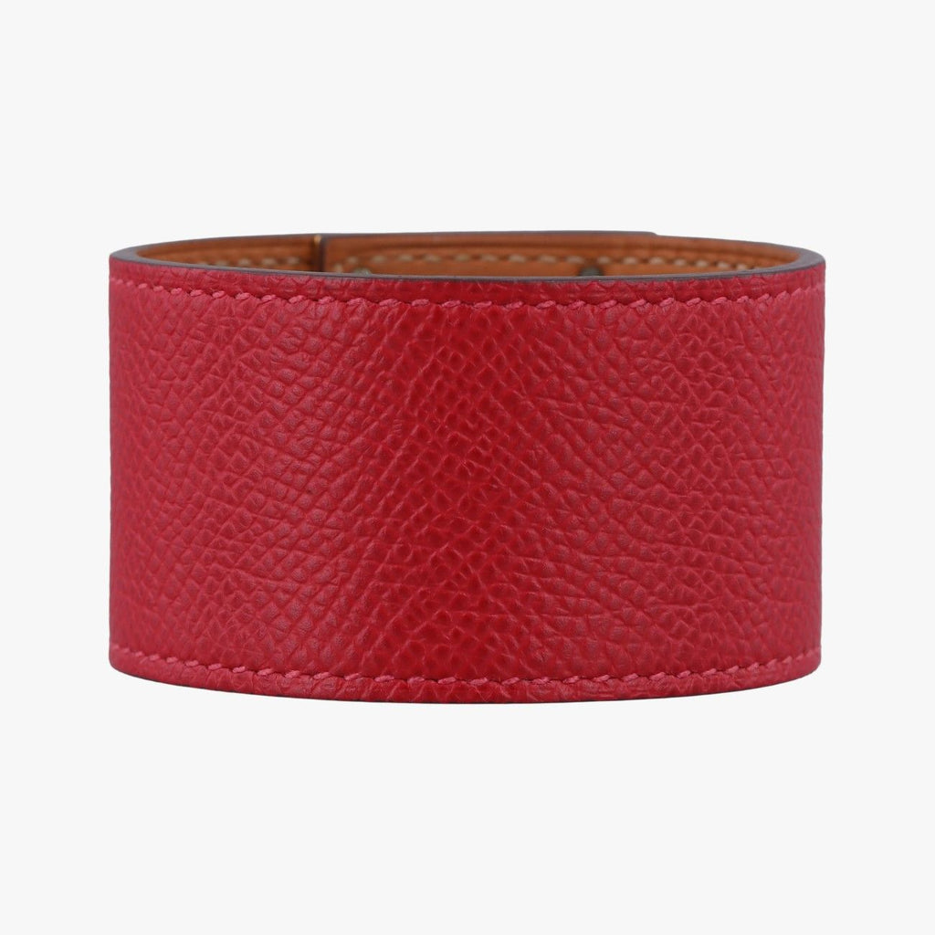 Hermes Kelly Style Lock Red Gold Leather Q 40 — view 2