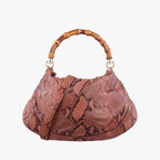 Gucci Bamboo Pink Snakeskin