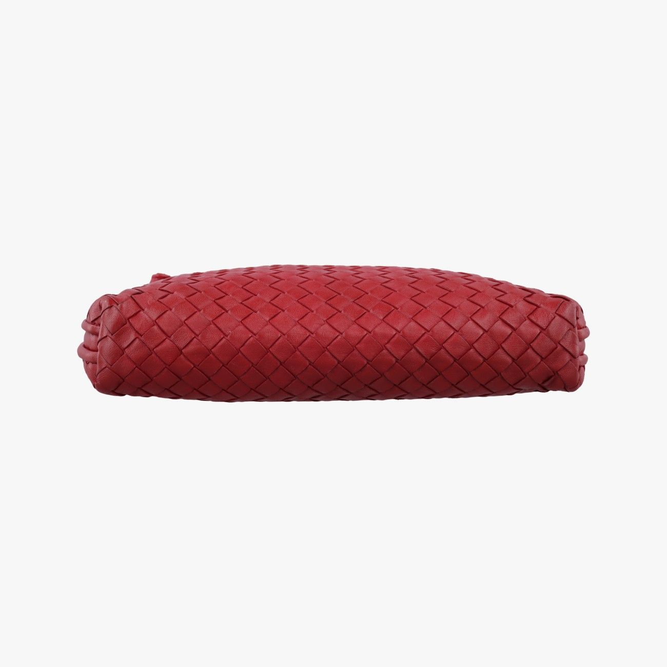 Bottega Veneta Nodini Intrecciato Red Lambskin — view 3