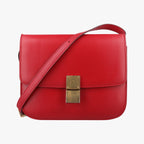 Celine Classic Box Red Leather