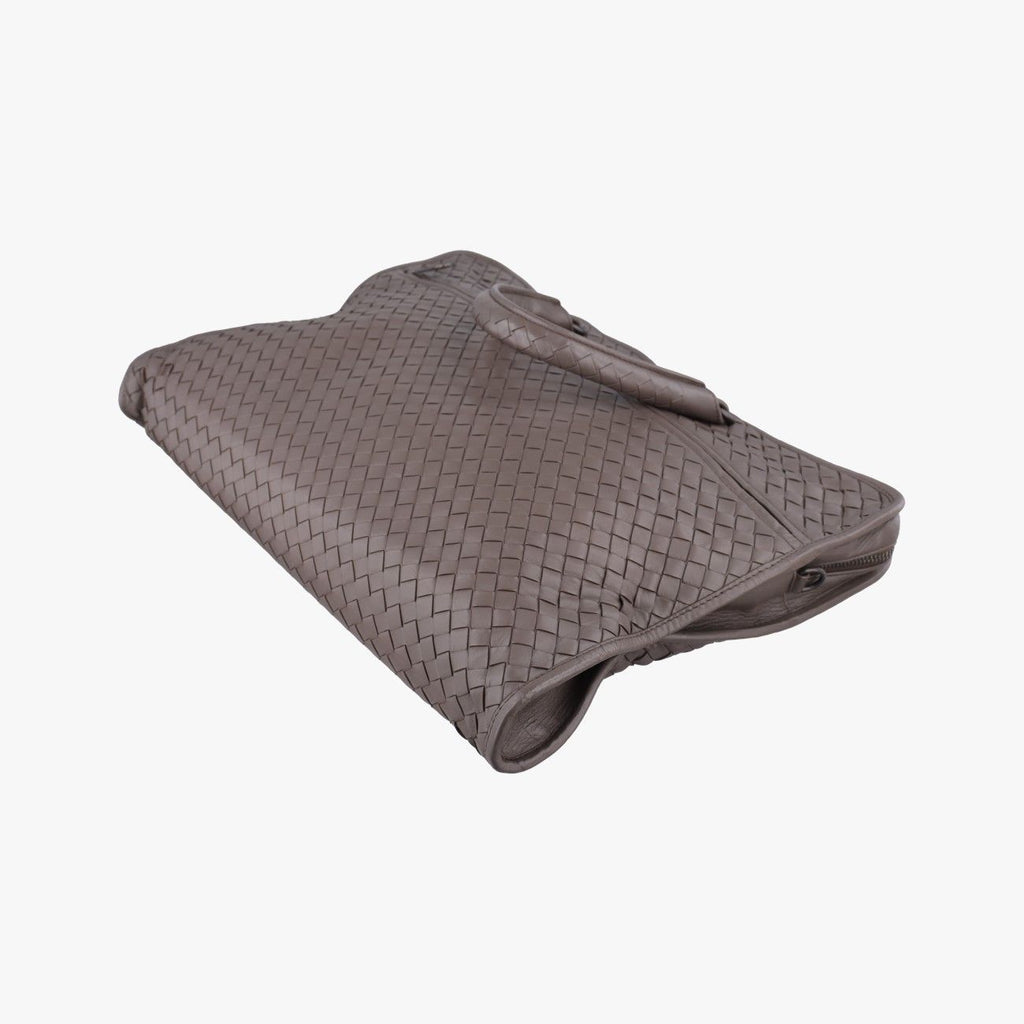 Bottega Veneta Intrecciato Brown Lambskin — view 4