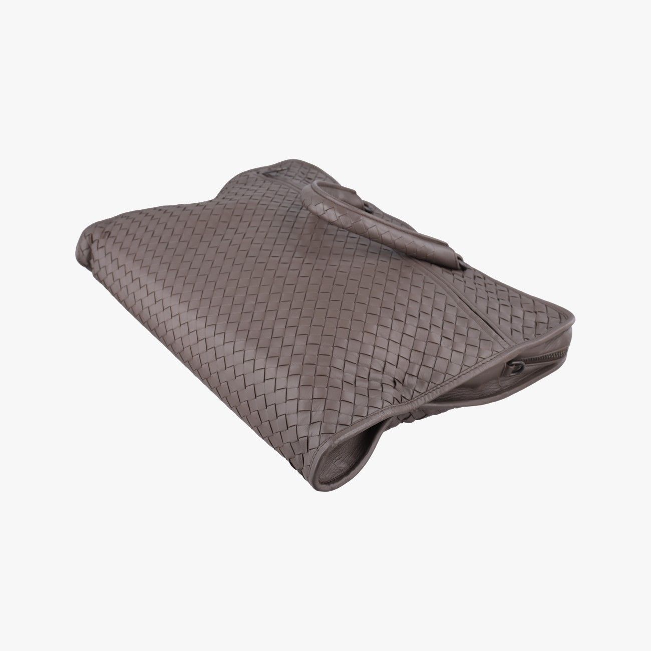 Bottega Veneta Intrecciato Brown Lambskin — view 4