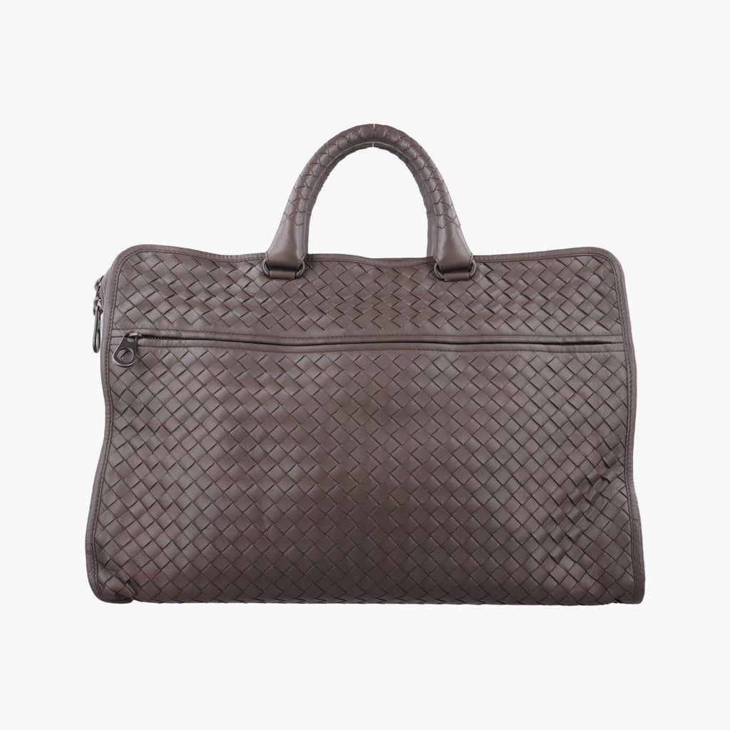Bottega Veneta Intrecciato Brown Lambskin