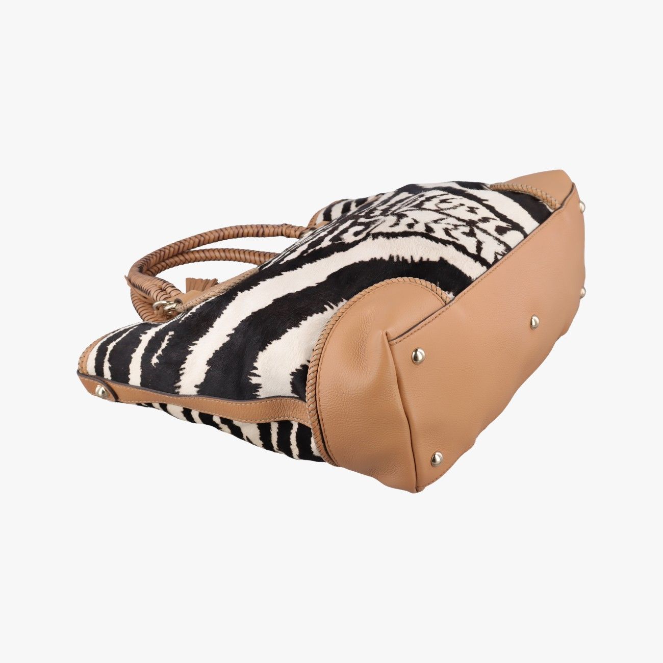 Gucci Zebra Print Marrakech Black White Beige Calf Hair Leather — view 5
