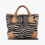 Gucci Zebra Print Marrakech Black White Beige Calf Hair Leather — view 2