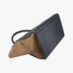 Celine Trapeze Medium Brown Black Beige Snakeskin Leather Handbag — view 7