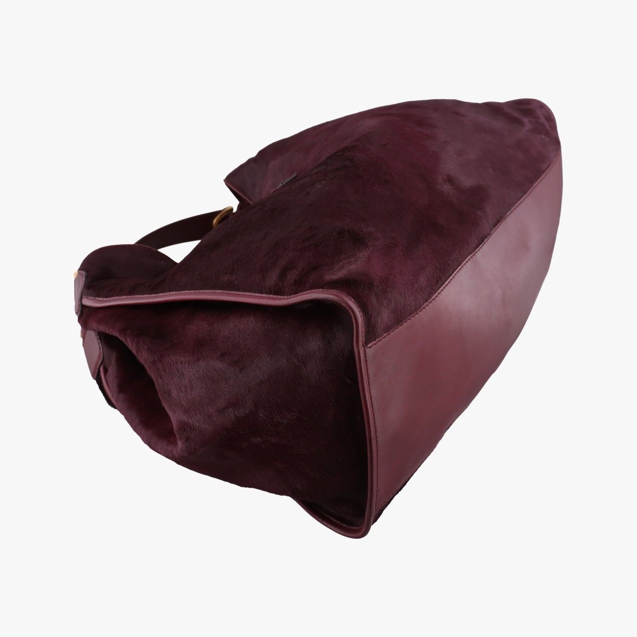 Gucci Star Wrap Exotic Horsebit Wine Red Calf Hair — view 5