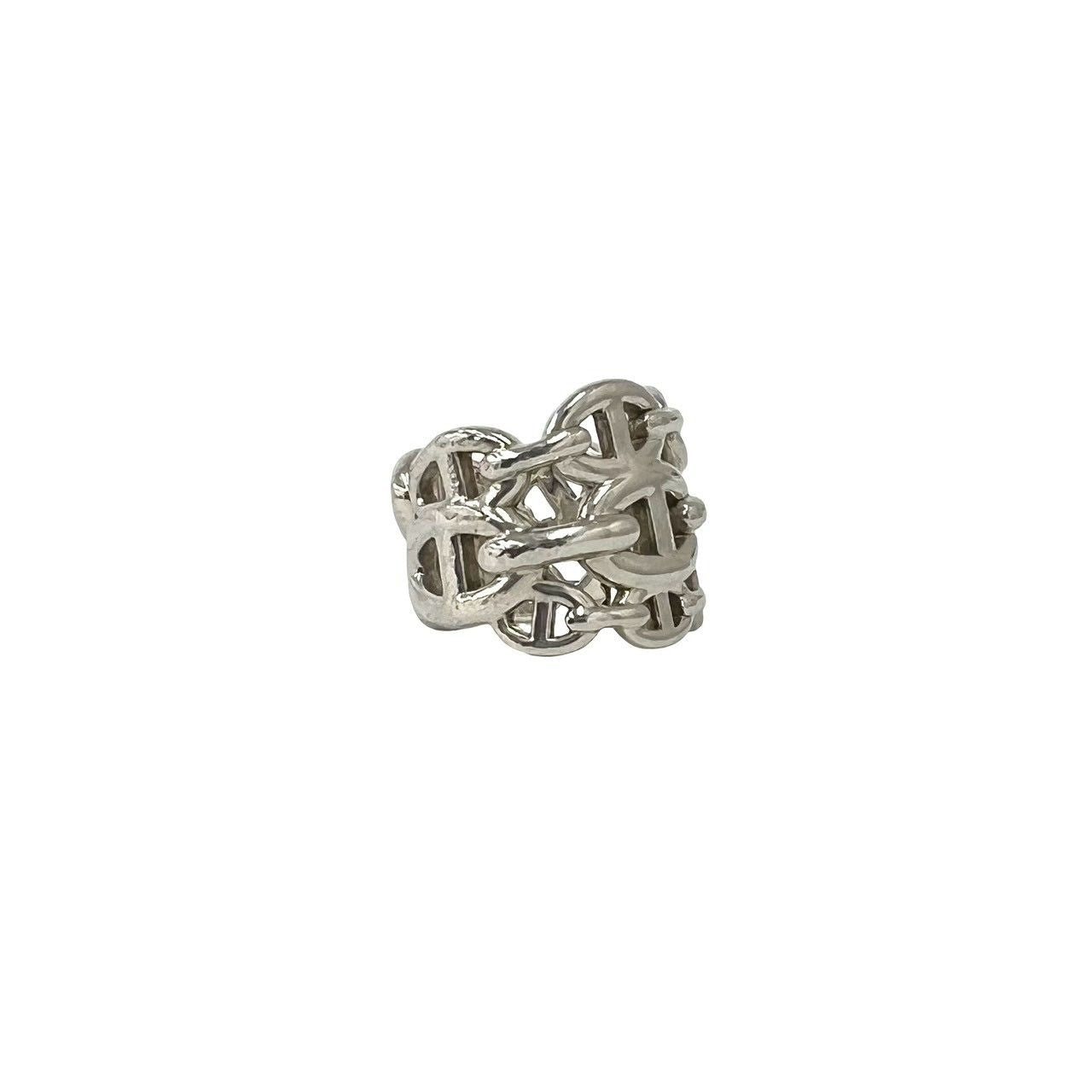 Hermes Enchainee Ring GM 925 Sterling Silver — view 5