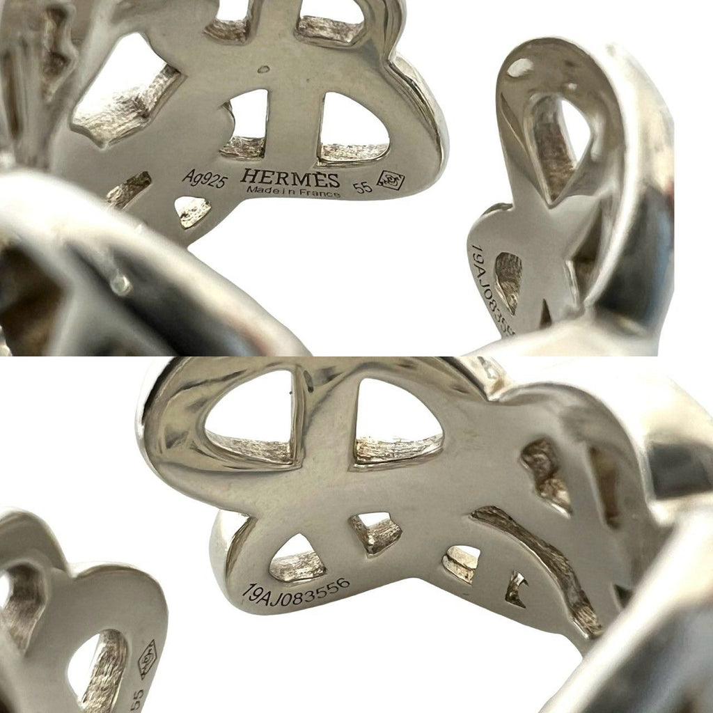 Hermes Enchainee Ring GM 925 Sterling Silver — view 3