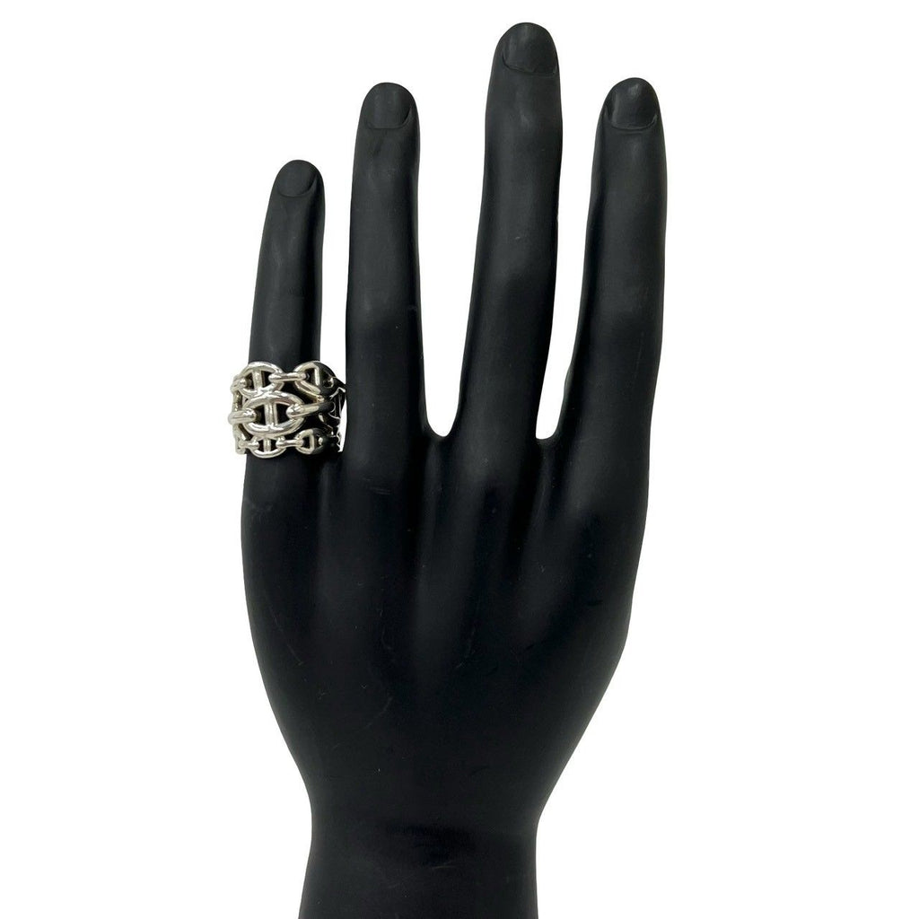Hermes Enchainee Ring GM 925 Sterling Silver — view 2