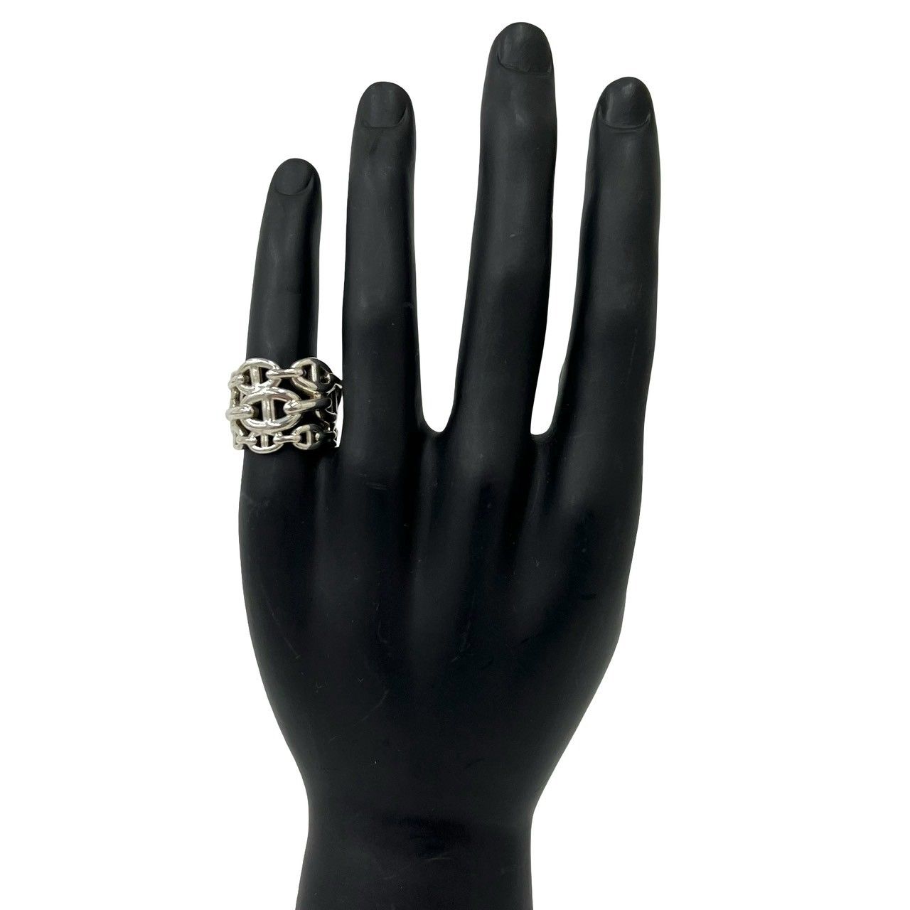 Hermes Enchainee Ring GM 925 Sterling Silver — view 2