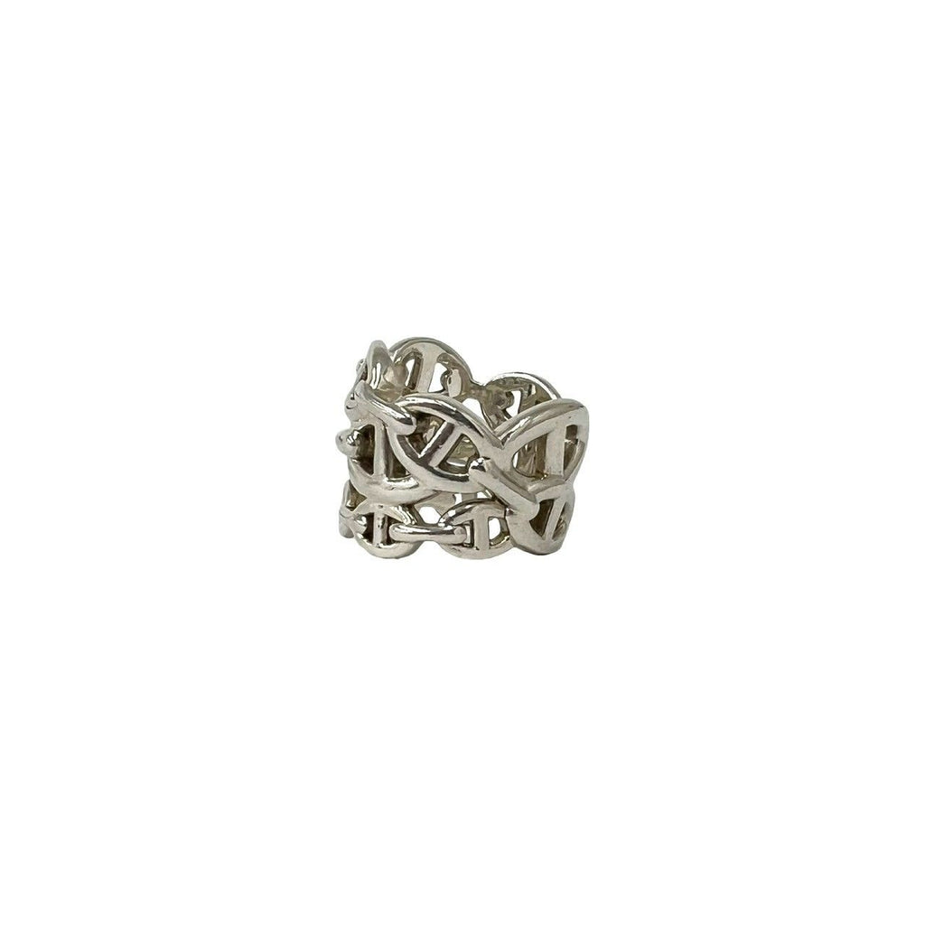 Hermes Enchainee Ring GM 925 Sterling Silver — view 4