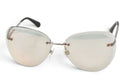 Chanel Sunglasses Eyewear Teardrop Rimless Black