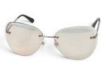Chanel Sunglasses Eyewear Teardrop Rimless Black