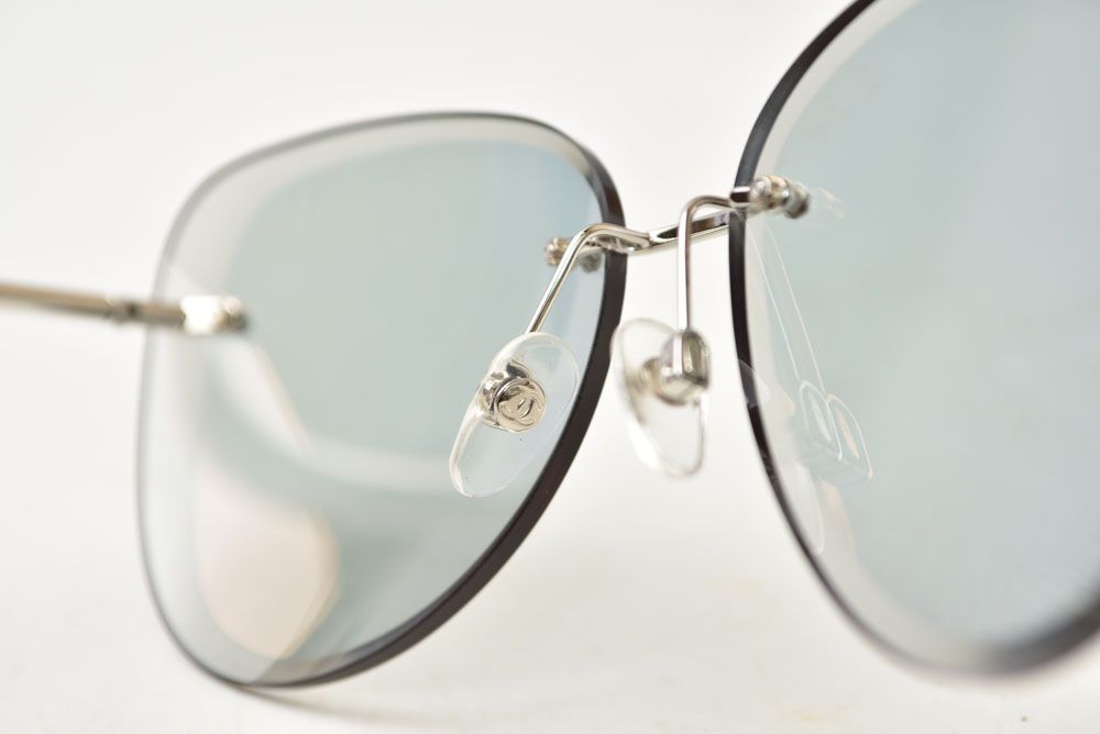 Chanel Sunglasses Eyewear Teardrop Rimless Black — view 6
