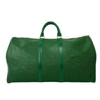 Louis Vuitton Vintage Keepall 55 Epi Leather Boston Bag Borneo Green — view 3