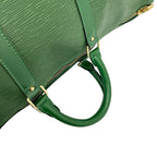 Louis Vuitton Vintage Keepall 55 Epi Leather Boston Bag Borneo Green — view 4