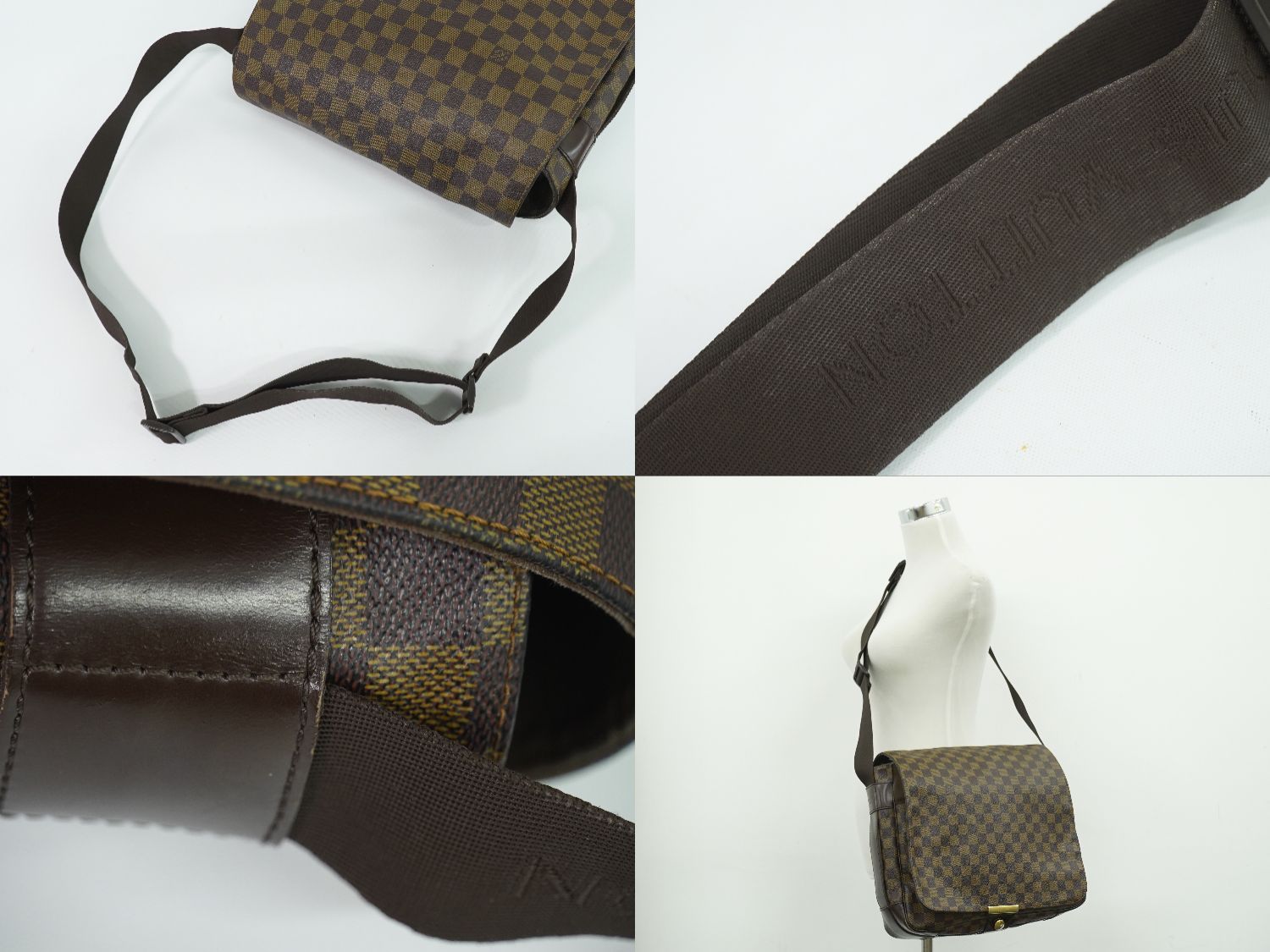 Louis Vuitton LV Bastille Damier Ebene Shoulder Bag Brown — view 6