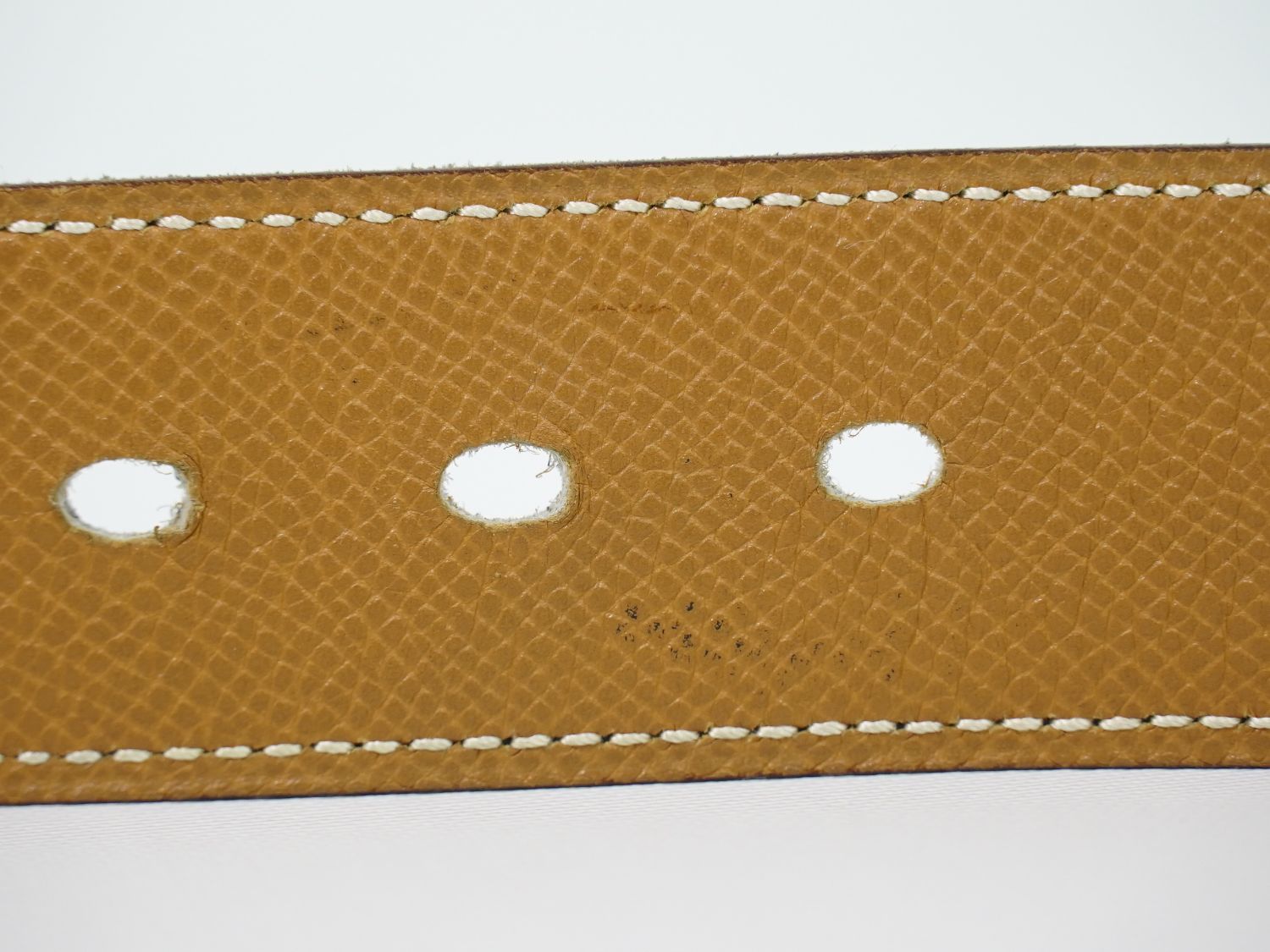 Hermes Constance H Buckle Belt 75 Leather Black Gold — view 5