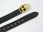Hermes Constance H Buckle Belt 75 Leather Black Gold — view 2