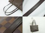 Louis Vuitton LV Totally MM Damier Ebene Shoulder Bag Tote Brown — view 6