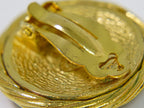 Chanel CC Logo Earrings Gold Plated — view 5