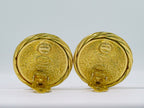 Chanel CC Logo Earrings Gold Plated — view 2