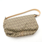 Fendi Man Bucket Shoulder Bag Zucchino FF Brown Beige — view 3
