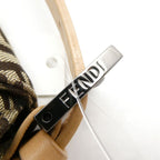 Fendi Man Bucket Shoulder Bag Zucchino FF Brown Beige — view 5