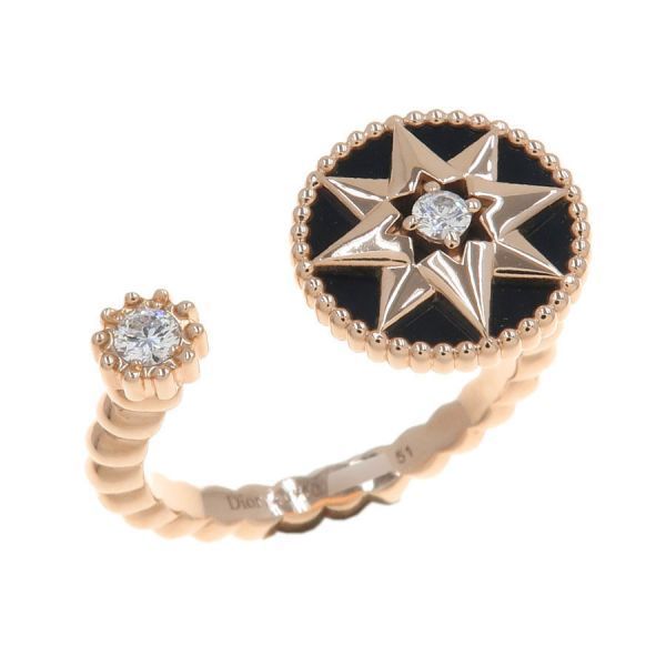 Dior Rose Des Vents Ring Onyx — view 5