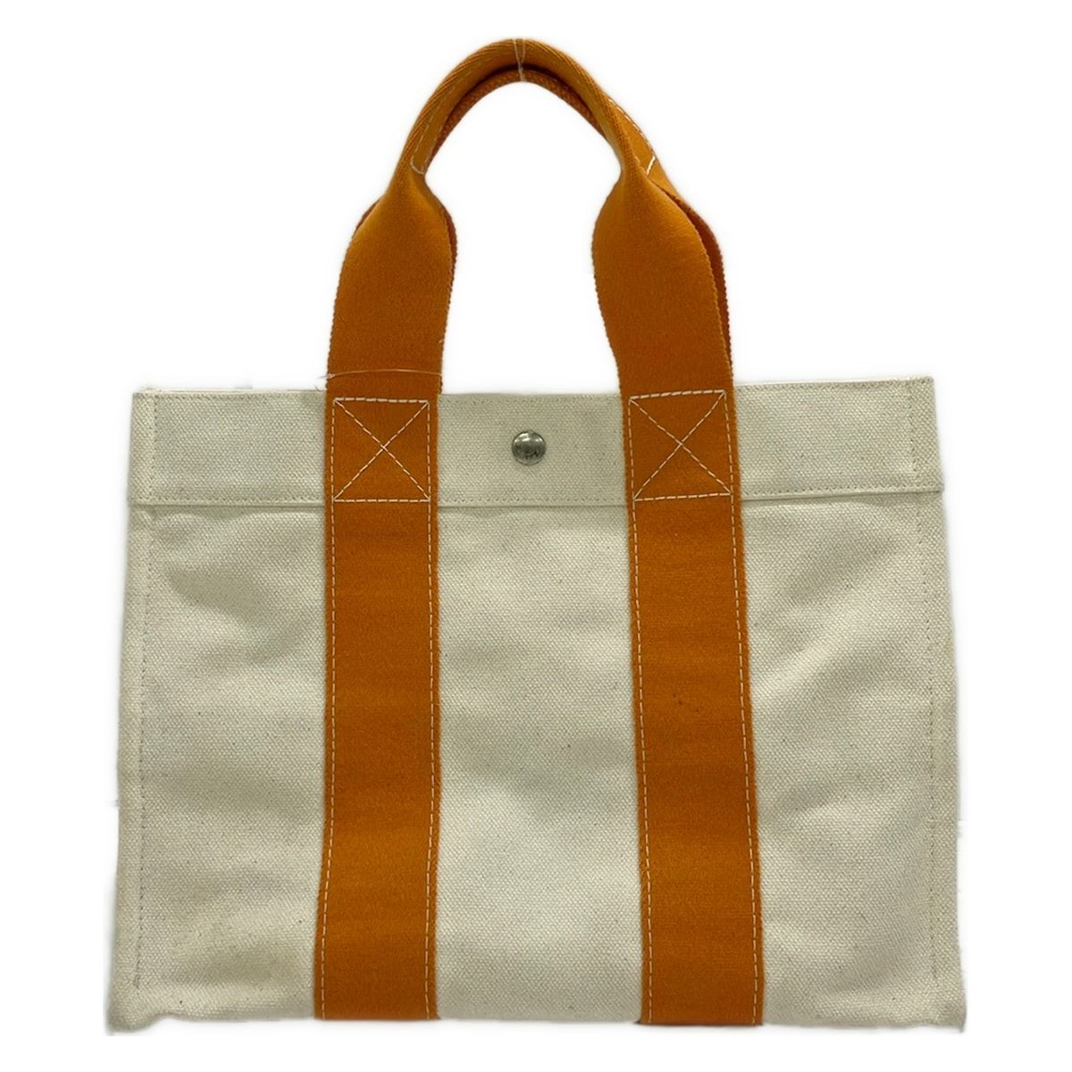 Hermes Tote Bag Bora Beach PM Ivory Orange