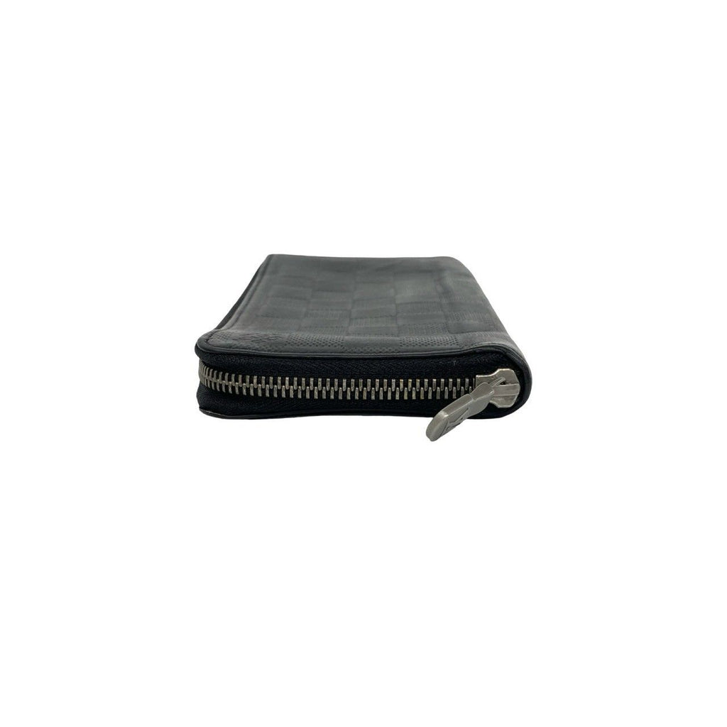 Louis Vuitton Zippy Wallet Vertical Damier Infini Leather Black Onyx — view 4