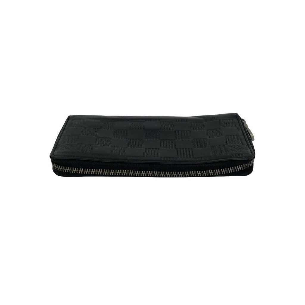 Louis Vuitton Zippy Wallet Vertical Damier Infini Leather Black Onyx — view 3