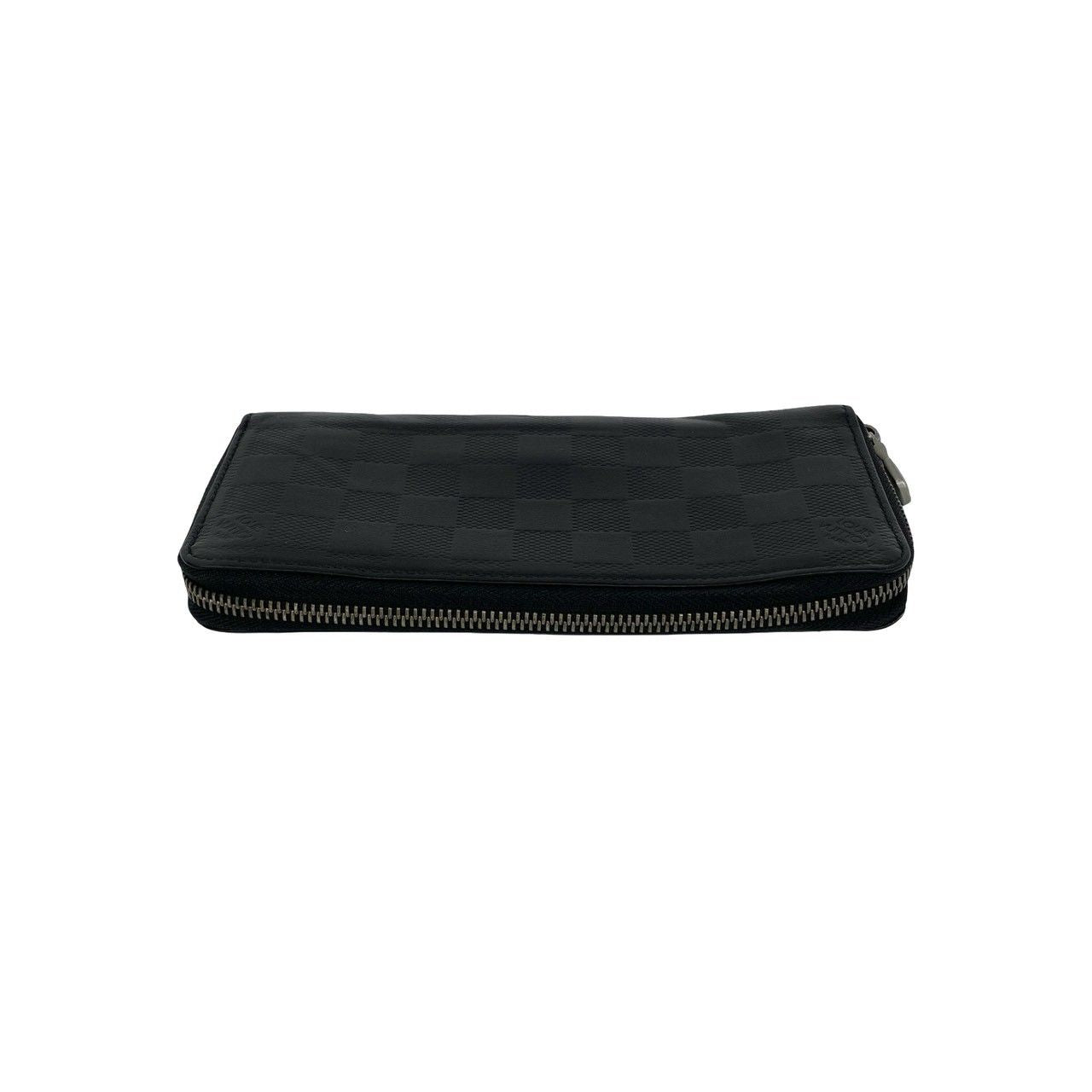 Louis Vuitton Zippy Wallet Vertical Damier Infini Leather Black Onyx — view 3