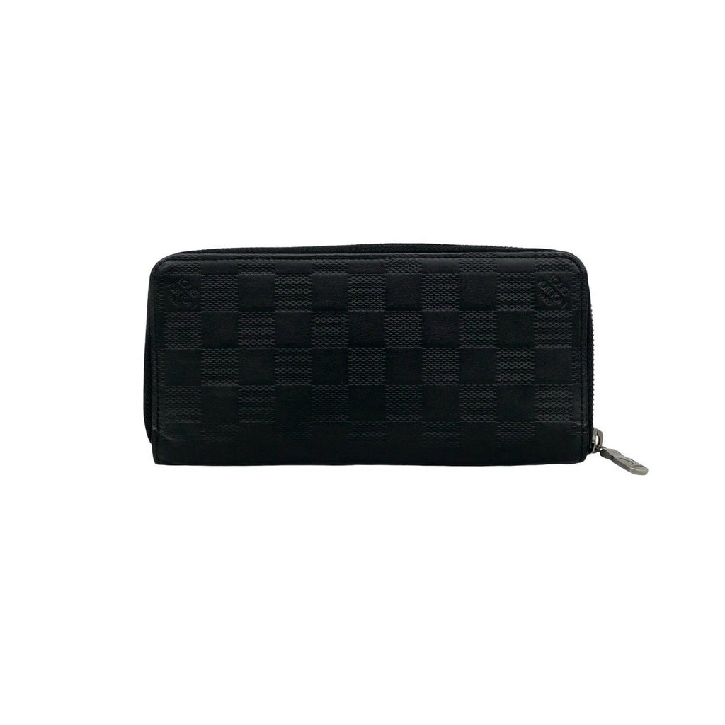 Louis Vuitton Zippy Wallet Vertical Damier Infini Leather Black Onyx — view 2