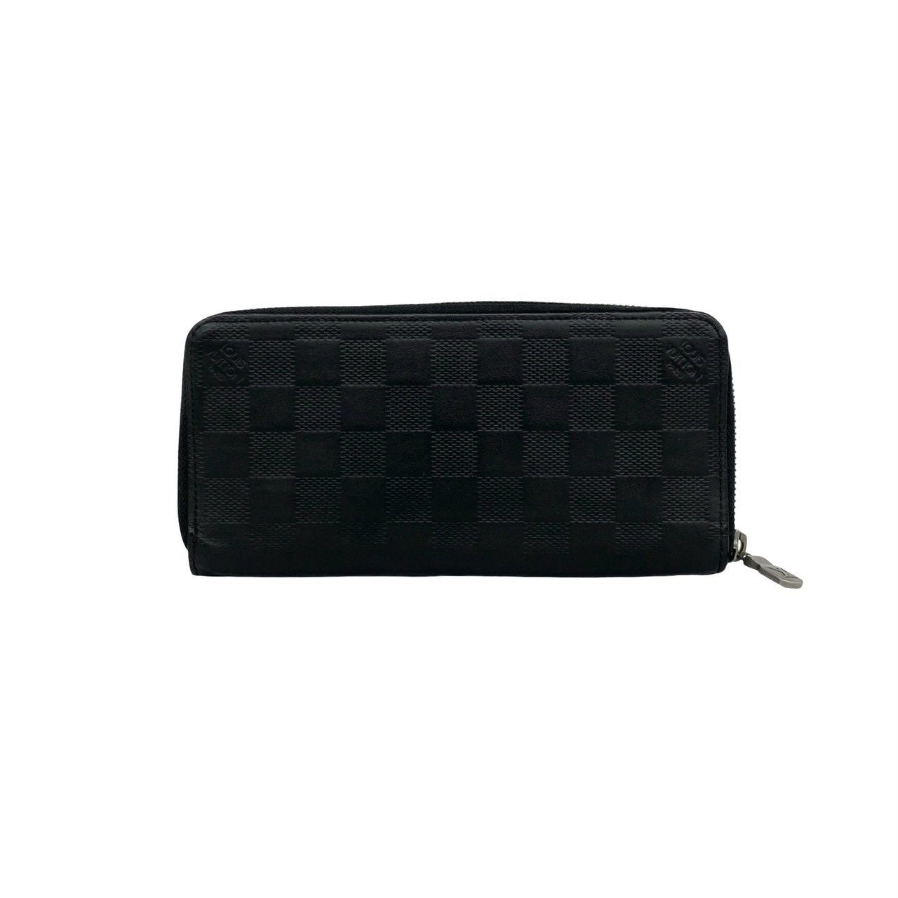 Louis Vuitton Zippy Wallet Vertical Damier Infini Leather Black Onyx — view 2