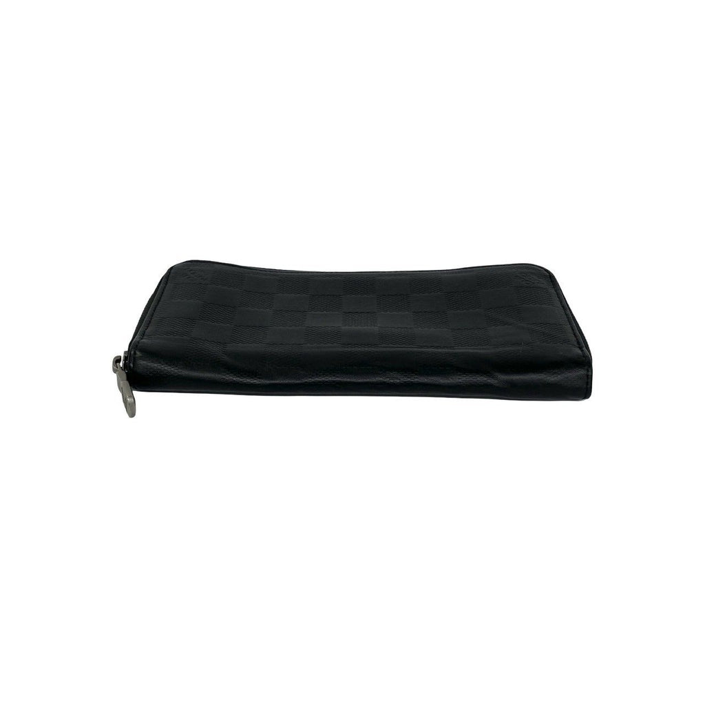Louis Vuitton Zippy Wallet Vertical Damier Infini Leather Black Onyx — view 6