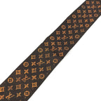 Louis Vuitton Scarf Bandeau Cat Glam Cat Silk Brown — view 8