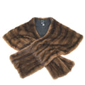 Fendi Scarf Fur Tippet Mink Brown