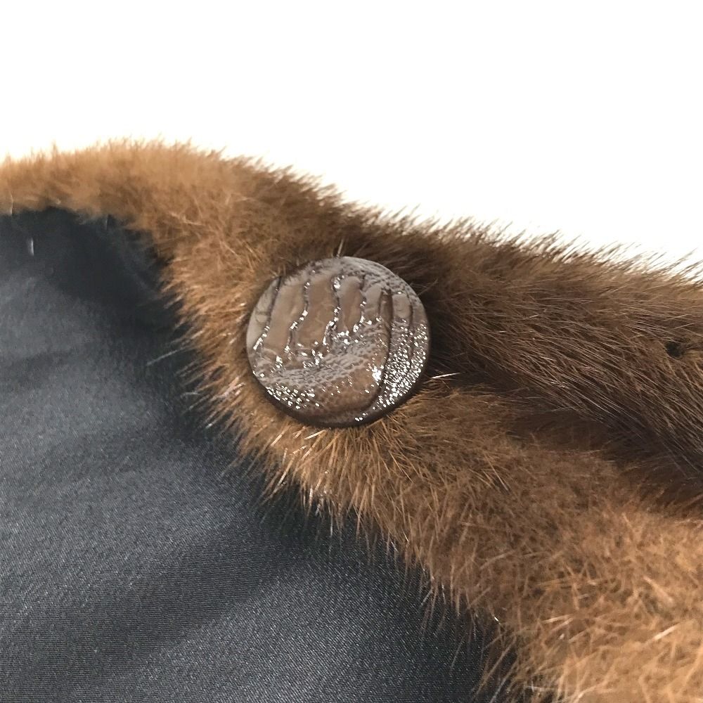 Fendi Scarf Fur Tippet Mink Brown — view 6