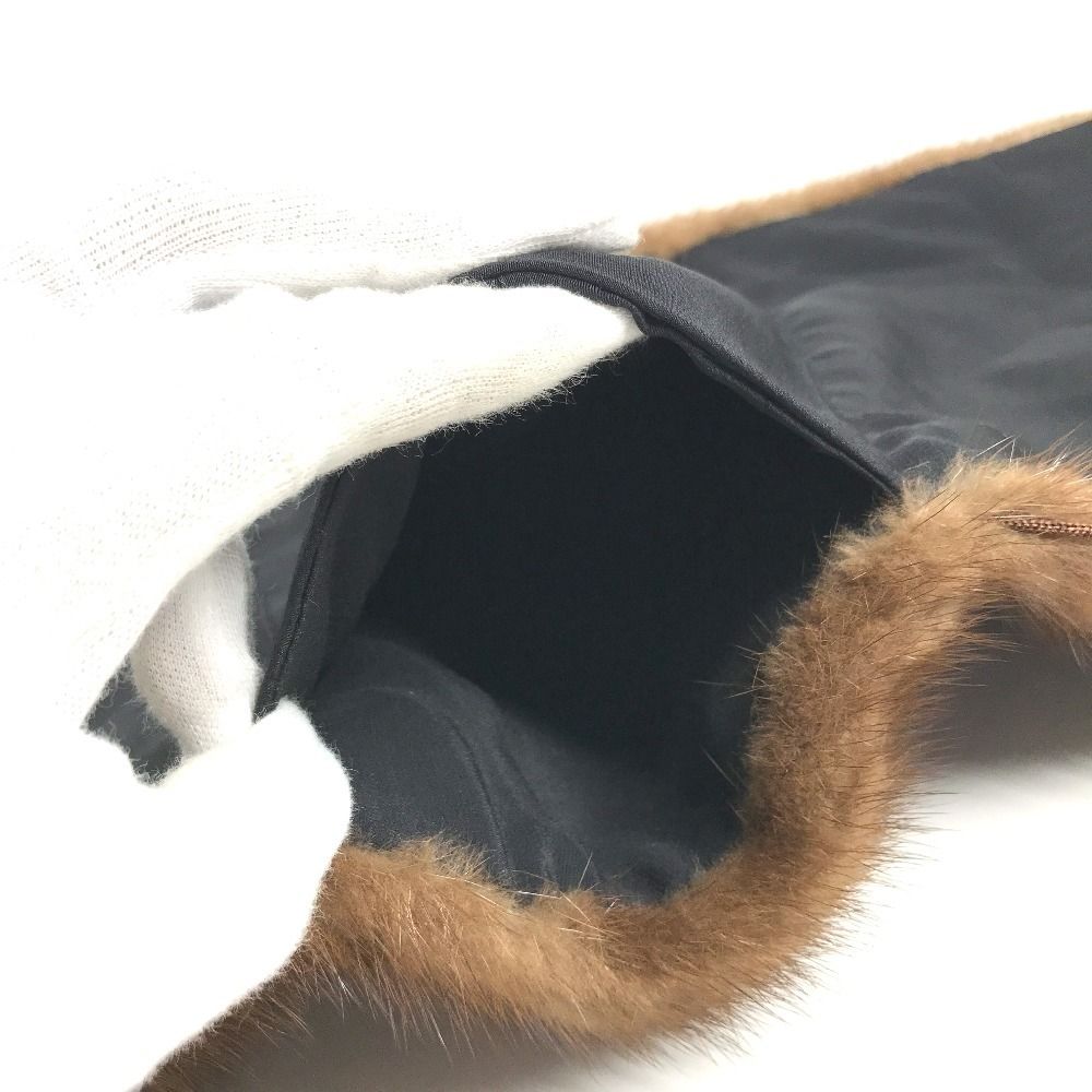 Fendi Scarf Fur Tippet Mink Brown — view 7