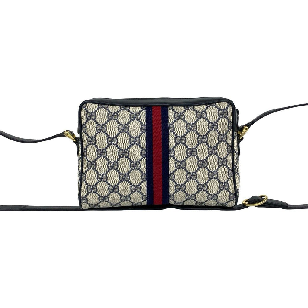 Gucci Vintage Sherry Line GG Logo Pattern Leather Mini Shoulder Bag Pochette — view 3